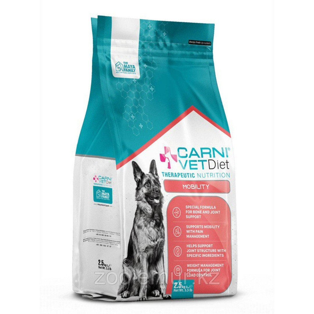 CARNI VD DOG MOBILITY Сухой корм для собак для поддержания здоровья суставов , 2,5 кг