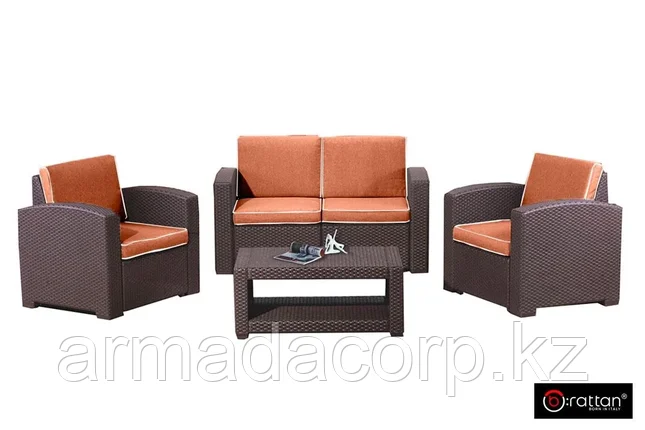 Комплект мебели Rattan Premium 4, венге, фото 1