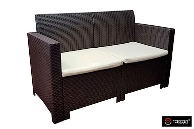 Диван Италия NEBRASKA SOFA 2 (2х местный диван), венге