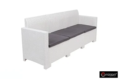 Диван NEBRASKA SOFA 3 (3х местный диван), белый