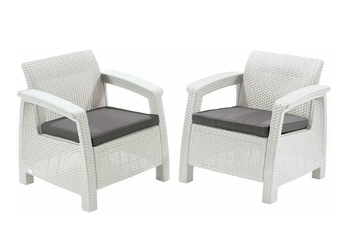 Keter, Россия Комплект мебели Corfu Russia duo (2 кресла), белый