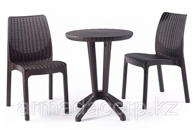 Комплект мебели Bistro Set коричневый, фото 1