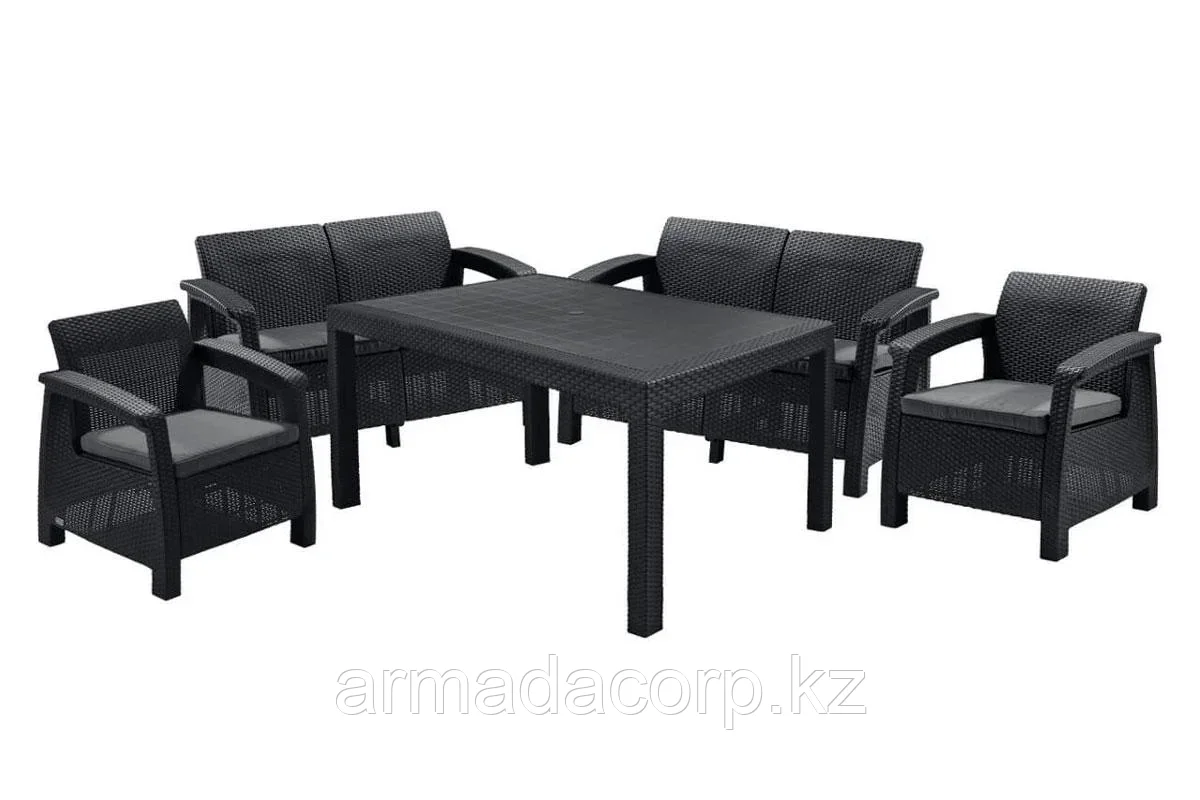 Комплект мебели Corfu Russia Fiesta, графит