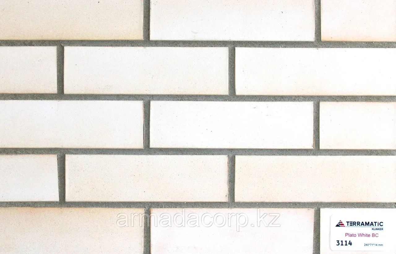 Клинкерная плитка Plato White BC 3114