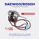 Вентилятор Daewoo, Bosch, 12-13V, 3.3W, 2050Rpm 601067, D4612AAA21(шток Ø-3,17мм, L-38мм), фото 2