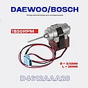 Вентилятор Daewoo, Bosch 12-13V, 1.5W, 1850Rpm. D4612AAA20 (шток Ø-3,15мм, L-38мм), фото 2