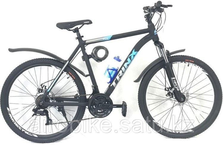 Велосипед TRINX Majestic M116 26 2021 17 черный-синий