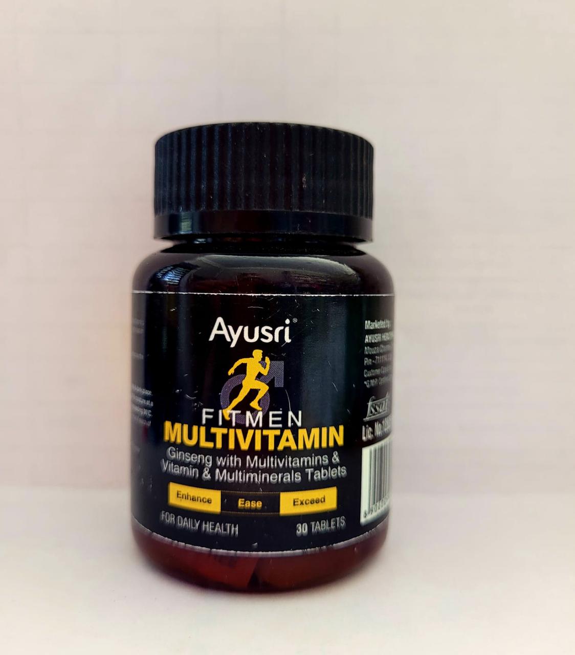 Мультивитамины для мужчин (Multivitamin fit men AYUSRI), 30 таб