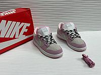 Женские кроссовки Nike dunk low "pink foam"