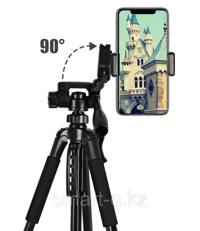 Полупрофессиональный штатив для камеры, смартфона, модель T-580 высотой до 200 см. - фото 8 - id-p107774213