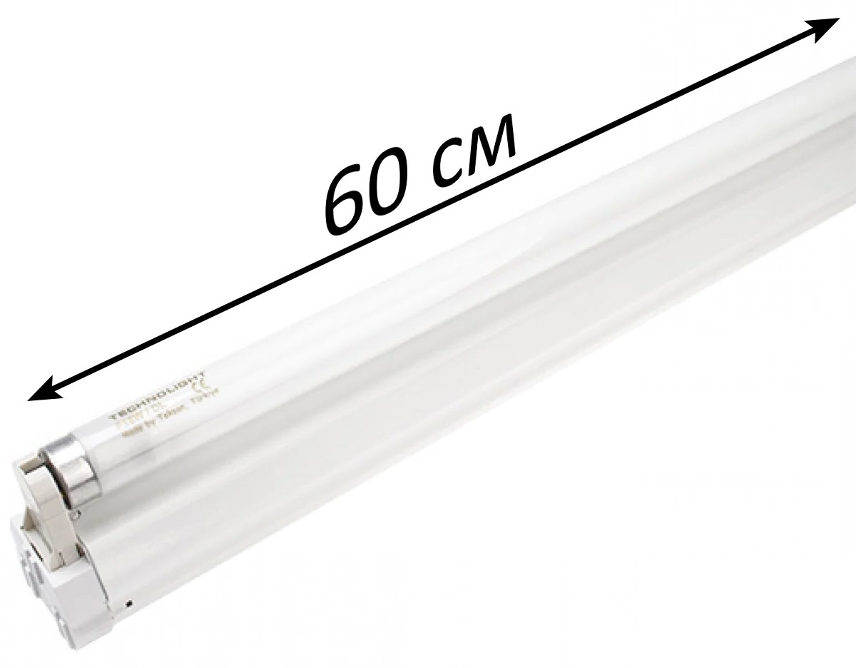 Светильник линейный люминесцентный 1х18 вт, 60 см, без лампы