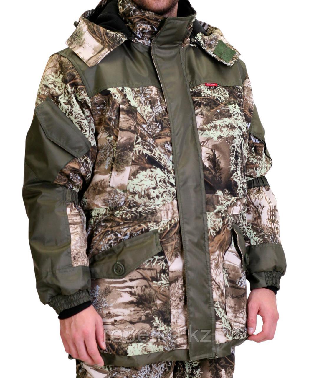 Костюм "ГОРКА" зимний: куртка дл., брюки (тк.CROWN-230) КМФ "Серый мох" - фото 6 - id-p107775608