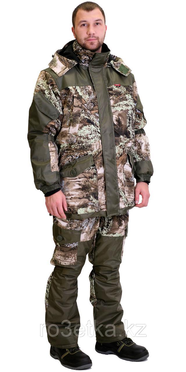 Костюм "ГОРКА" зимний: куртка дл., брюки (тк.CROWN-230) КМФ "Серый мох", фото 1