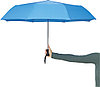 Ветроустойчивый складной зонт BORA, голубой, фото 10