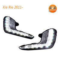 Дневные ходовые огни ПТФ Kia Rio 2011-2014