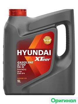 Моторное масло Hyundai XTeer gasoline G700 5w/30 4L
