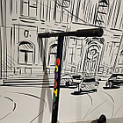 Трюковый самокат "Scooter" Galaktika. Трюковой. Тэшка. Т-образный руль. Черный., фото 10