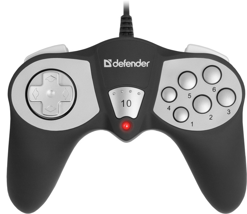 Геймпад Defender Game Racer, (10 buttons + D-pad), USB - фото 1 - id-p107776807