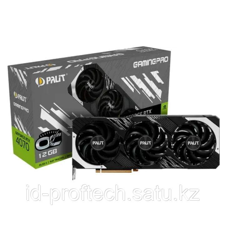 Видеокарта PALIT RTX4070 GAMINGPRO OC 12GB (NED4070H19K9-1043A) - фото 1 - id-p107780881