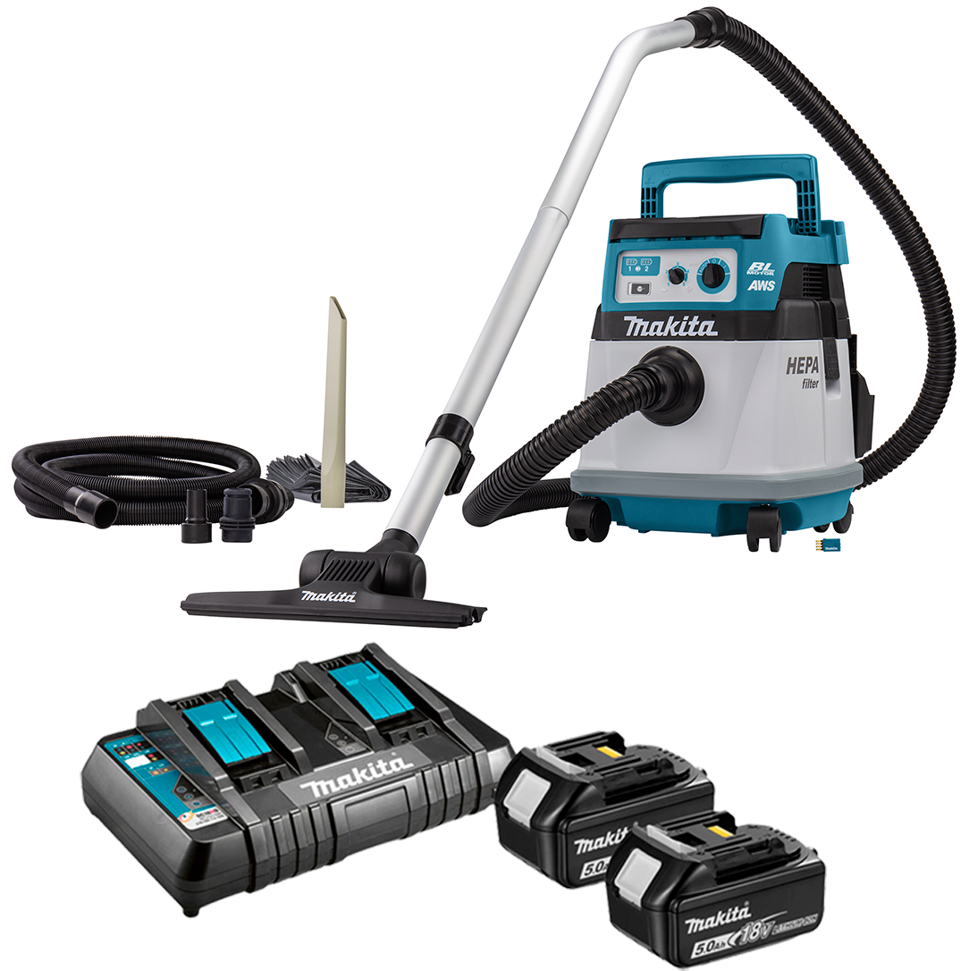 Аккумуляторный пылесос Makita DVC157LZX3 с набором