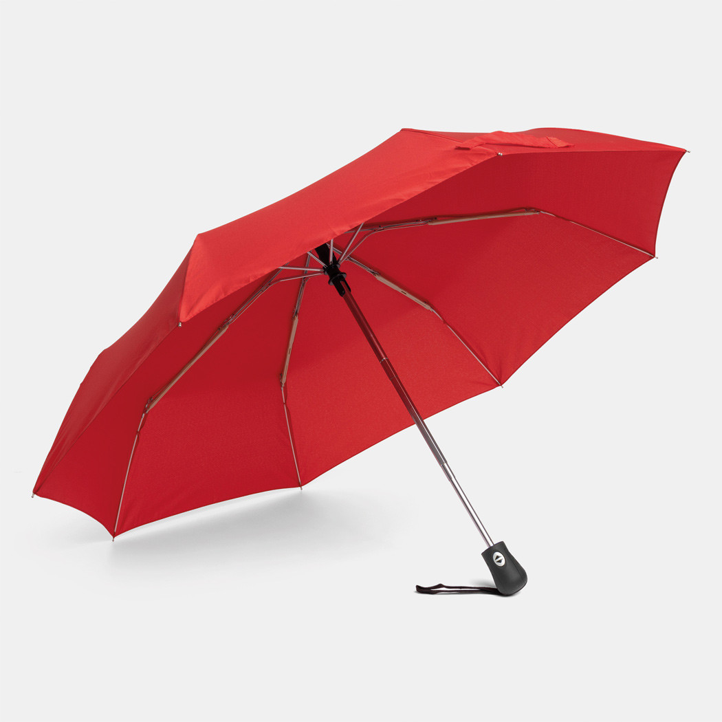 Ветроустойчивый складной зонт BORA, красный - фото 1 - id-p107781576