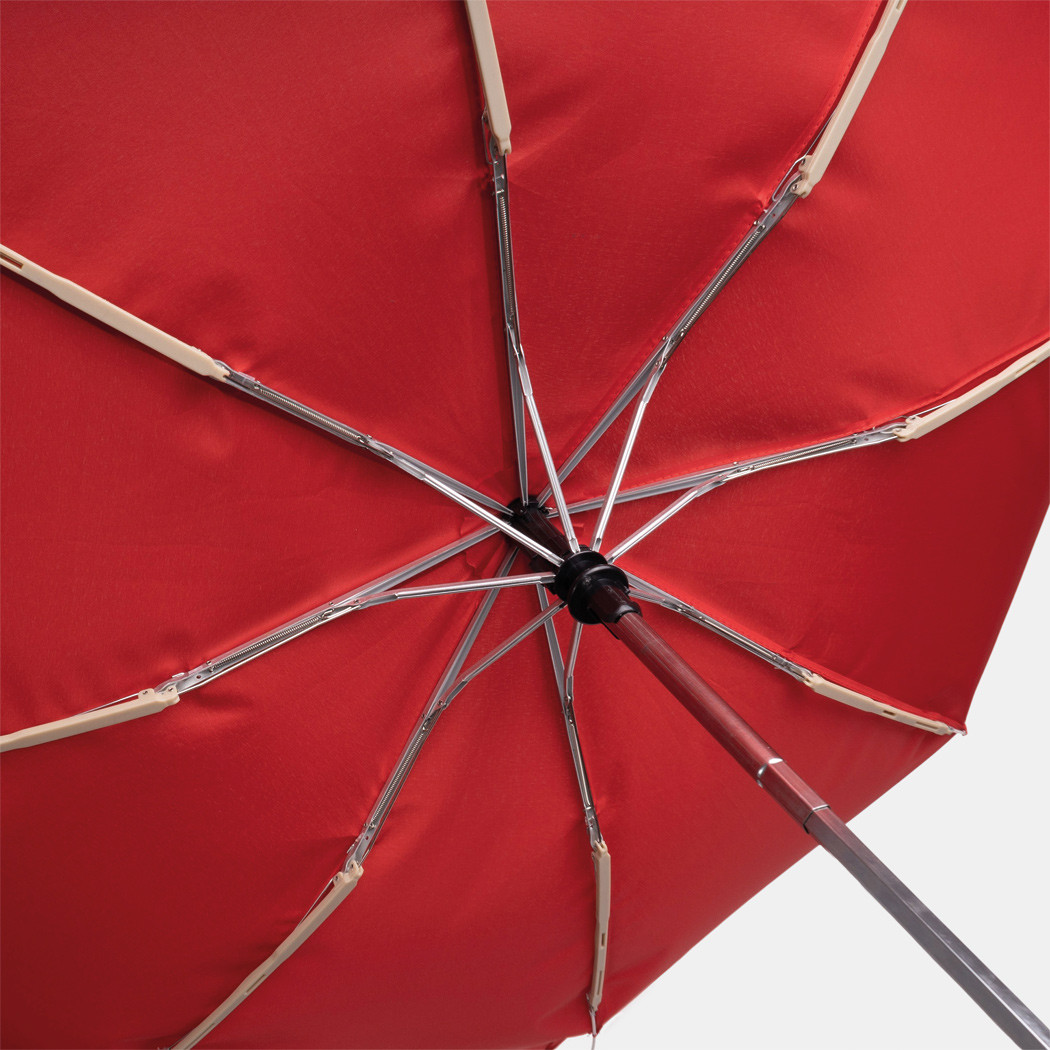 Ветроустойчивый складной зонт BORA, красный - фото 7 - id-p107781576