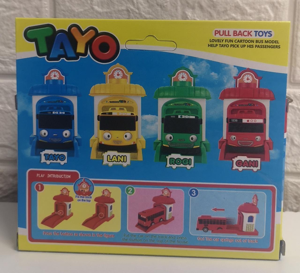 Игрушка Автобус Тайо Gani с гаражом / Little Bus TAYO - фото 3 - id-p107782542