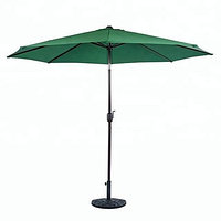 Зонт пляжный круглый (ZT-BP2072) зеленый с утяжелителем-подствакой