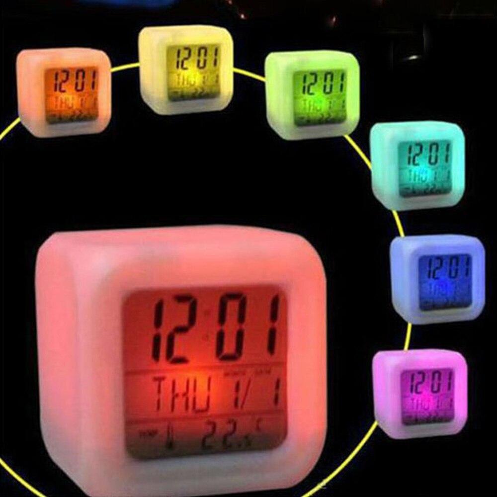 Часы-ночник Color Changing Clock (меняют цвет) - фото 8 - id-p97754058