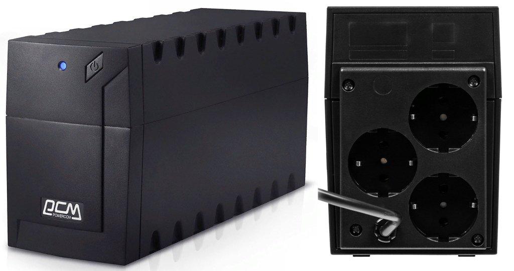 Raptor RPT-1000A EURO 600Вт 1000ВА черный