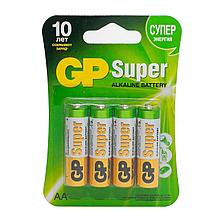 GP Super Alkaline 15A AA (GP 15A-2CR4), упак. 4 шт. БЛИСТЕР