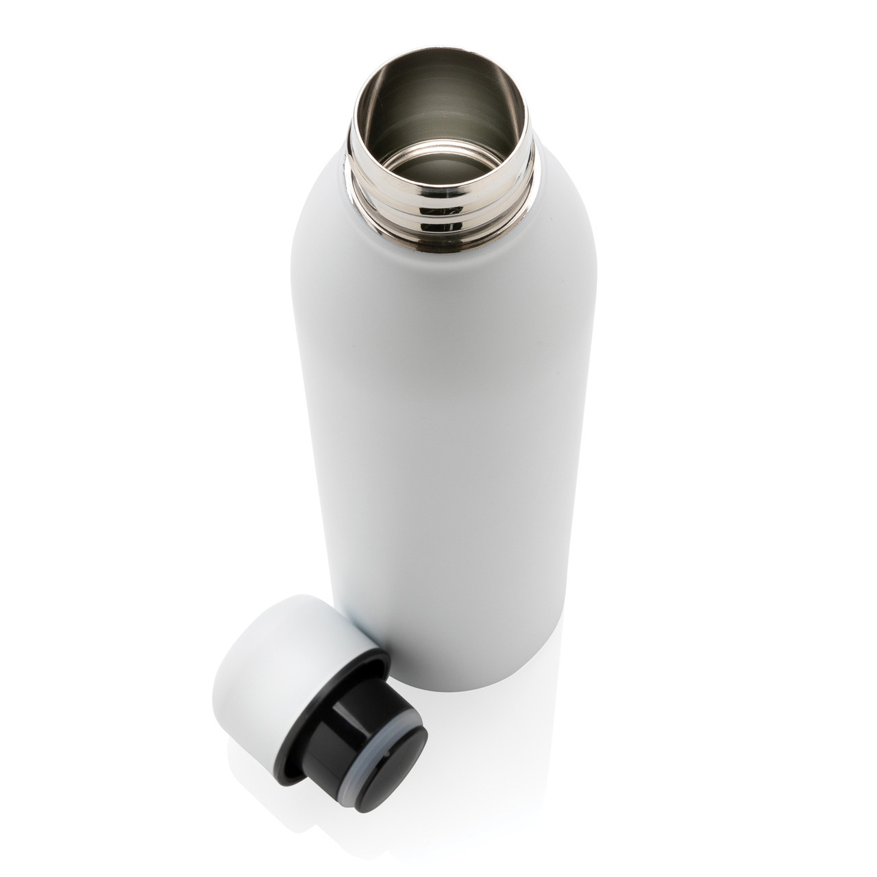 Вакуумная бутылка из переработанной нержавеющей стали (стандарт RCS), 500 мл, белый; , , высота 24,8 см., - фото 4 - id-p104636231