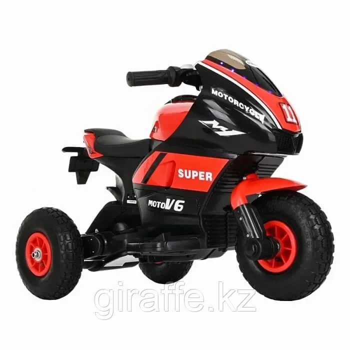 PITUSO Электромотоцикл 5188, 6V/4Ah*2 Red-black / Красно-черный