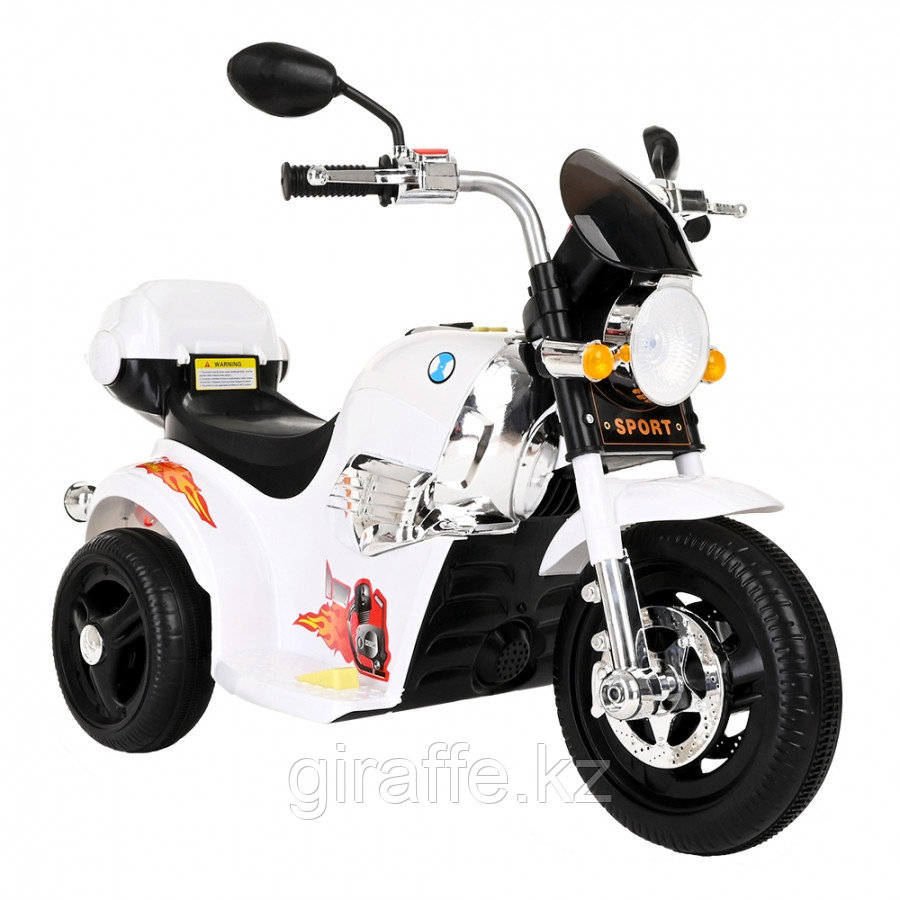 PITUSO Электромотоцикл X-818, 6V/4,5Ah*1,15W*1, Белый/White - фото 1 - id-p107796658