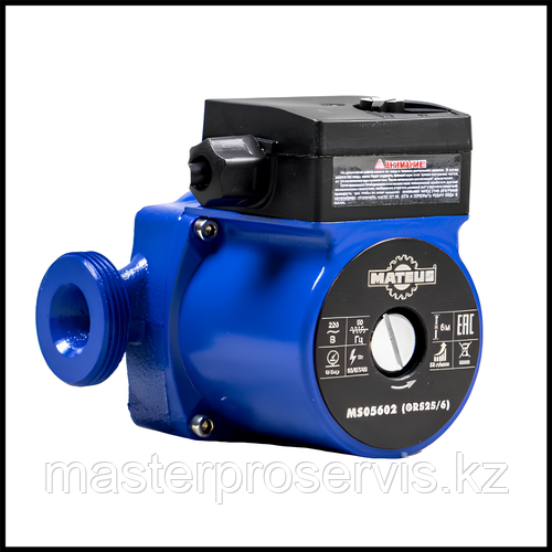 Mateus MS05613 (GRS25/6-130) — циркуляционный насос, монтажная длина 130 мм, циркуляция для отопления / ГВС