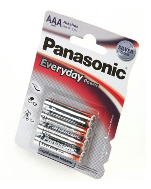 Panasonic LR03REE/4BP Батарейка щелочная Every Day Power AAA