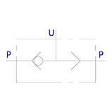 Клапан выбора потока VU2P 1/2", фото 2