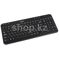 Logitech K360 пернетақтасы, сымсыз, қара, USB, 2 х АА