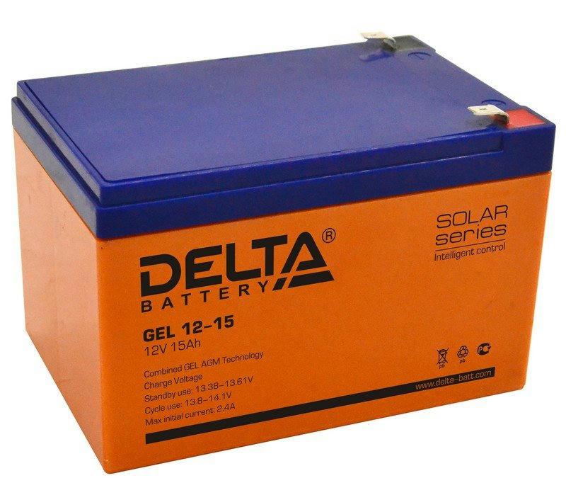 Аккумулятор Delta GEL 12-15