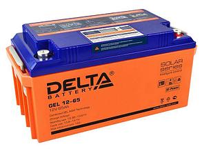 Аккумулятор Delta GEL 12-65
