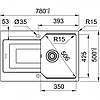 Кухонная мойка FRANKE Urban UBG 611-78 оникс, фото 2