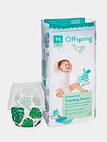 Offspring трусики-подгузники, M 6-11 кг, (42 шт), расцветка Тропики