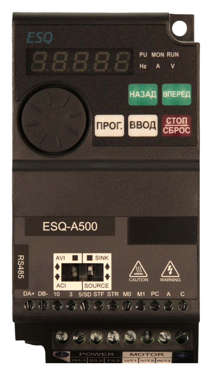 Частотный преобразователь ESQ-A500-043-0.75K (0.75 кВт 380 В) - фото 2 - id-p107798985