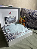 Постельное белье TAC digital satin, комплект: пододеяльник, простыня и 4 наволочки