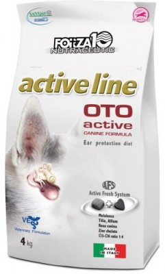 Froza10 OTO ACTIVE диетический корм для собак с заболеванием слуховых органов, 4кг