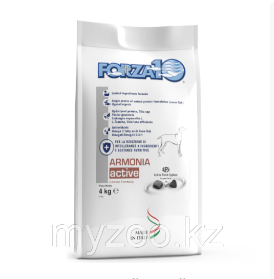 Forza10 ARMONIA ACTIVE диетический корм для собак с поведенческими проблемами, 4кг - фото 1 - id-p107799334