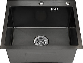 Кухонная раковина EliTiDo 50x45BL (нано чёрный)