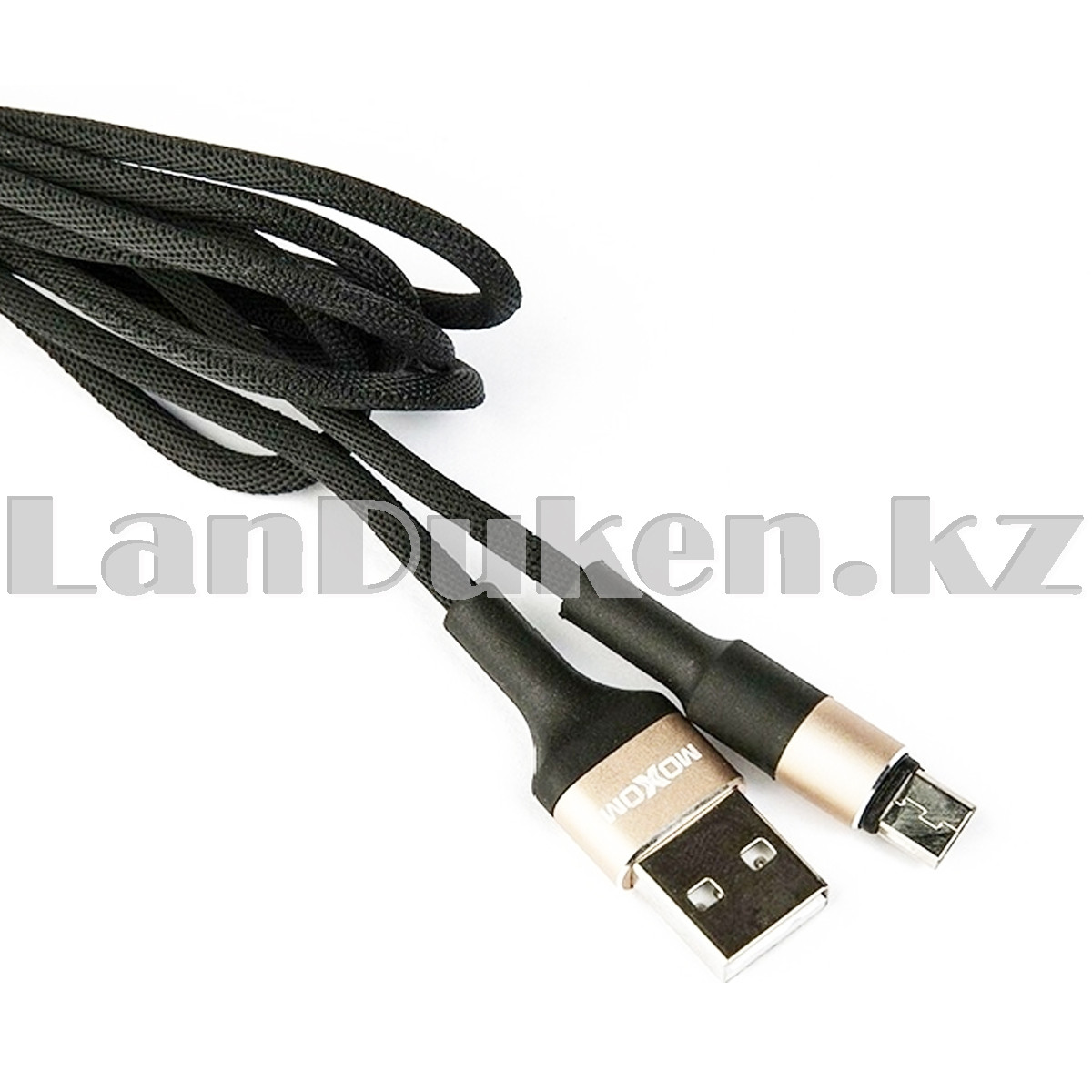 USB кабель MOXOM CC-55 с разъёмом micro-USB 3 м бежево черный - фото 3 - id-p107800190