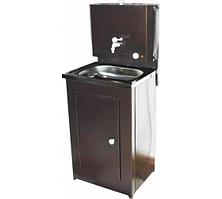 Дачный умывальник Вихрь КОМФОРТ с подогревом, нержавеющая мойка, цвет медь 74/4/7