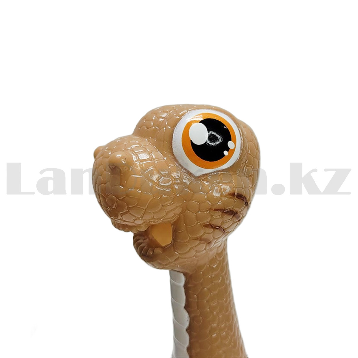 Кричащая резиновая игрушка Динозавр бежевый 32,5 см - фото 3 - id-p107800347